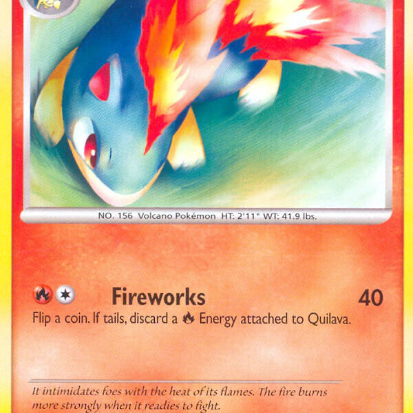 Quilava Pokemon Kaart