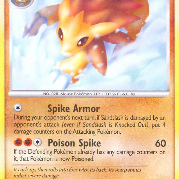 Sandslash Pokemon Kaart
