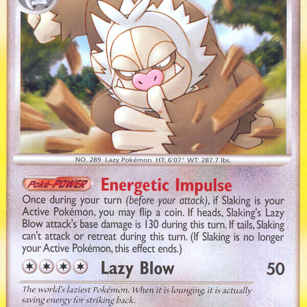 Slaking Pokemon Kaart