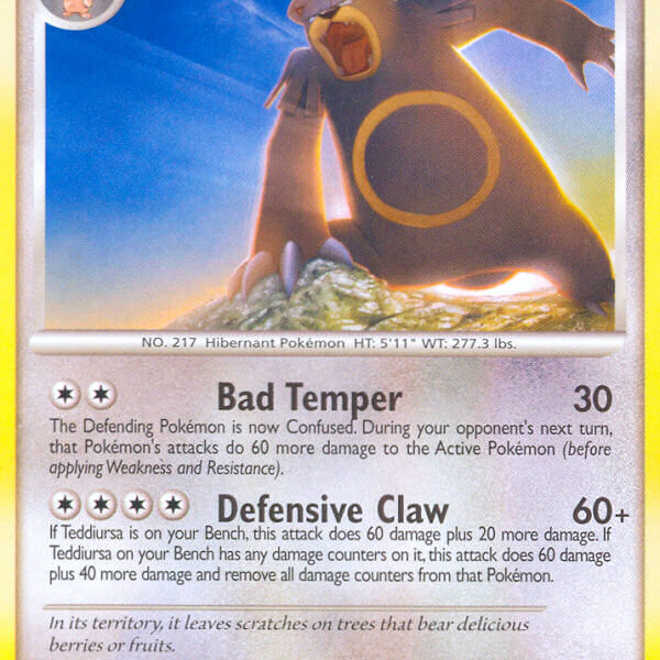 Ursaring Pokemon Kaart