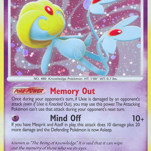 Uxie Pokemon Kaart