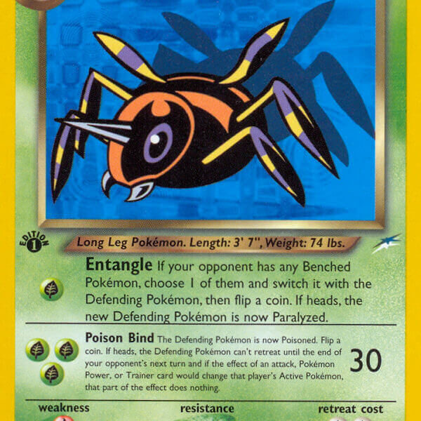 Dark Ariados Pokemon Kaart