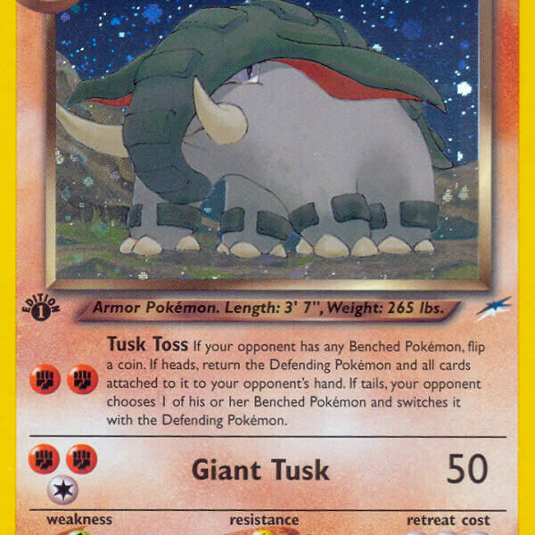 Dark Donphan Pokemon Kaart