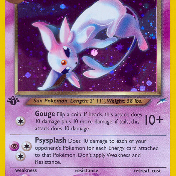 Dark Espeon Pokemon Kaart