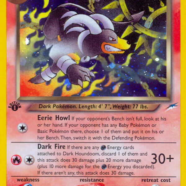 Dark Houndoom Pokemon Kaart
