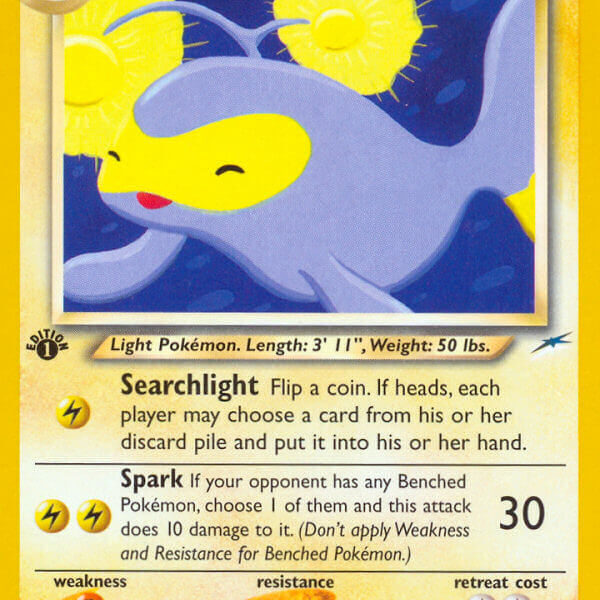 Light Lanturn Pokemon Kaart