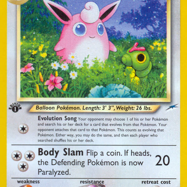 Light Wigglytuff Pokemon Kaart