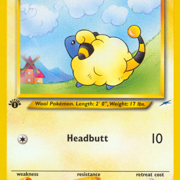 Mareep Pokemon Kaart