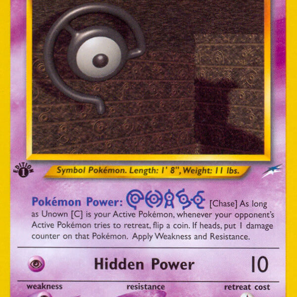 Unown [C] Pokemon Kaart