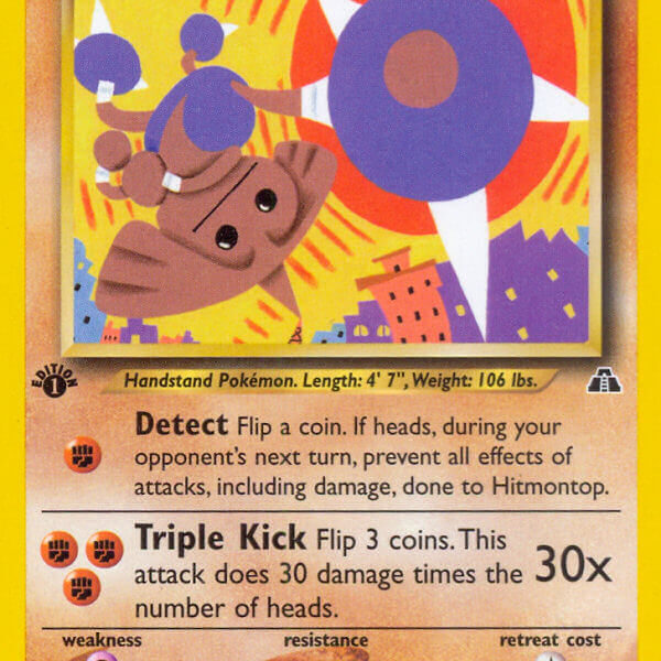 Hitmontop Pokemon Kaart