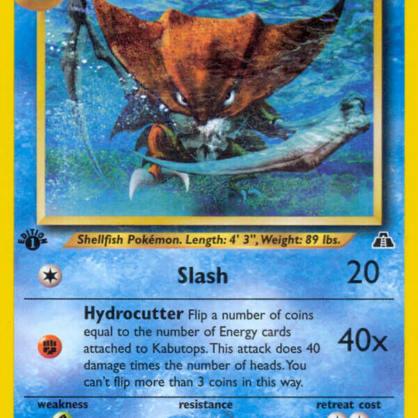 Kabutops Pokemon Kaart