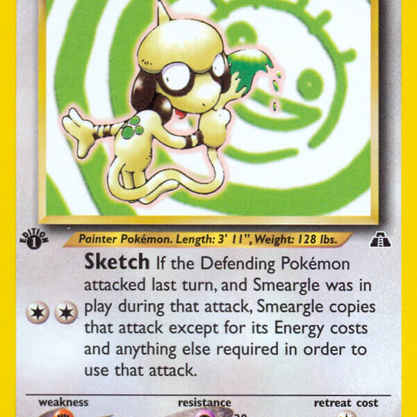 Smeargle Pokemon Kaart