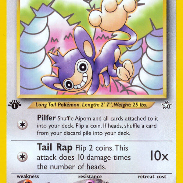 Aipom Pokemon Kaart