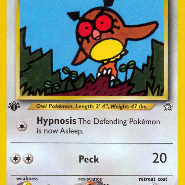 Hoothoot Pokemon Kaart