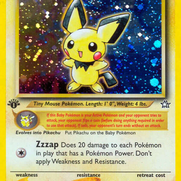 Pichu Pokemon Kaart