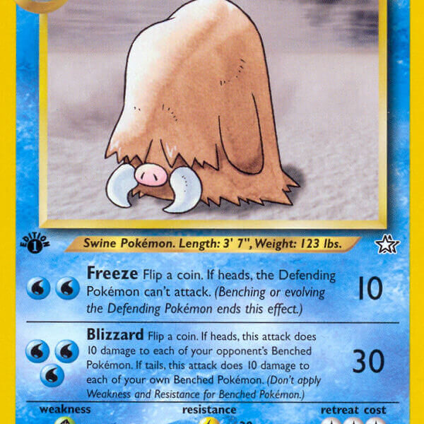Piloswine Pokemon Kaart
