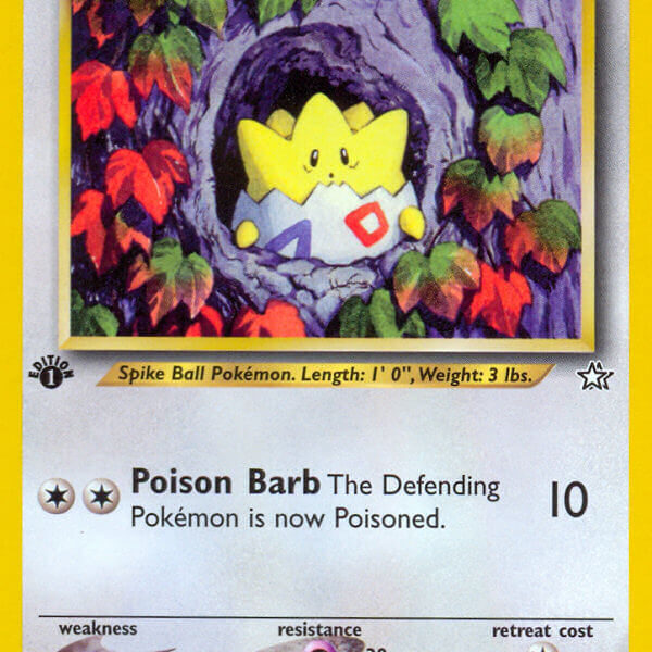 Togepi Pokemon Kaart