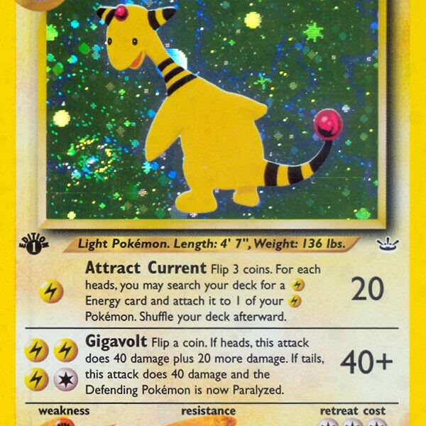 Ampharos Pokemon Kaart