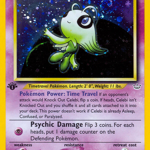 Celebi Pokemon Kaart