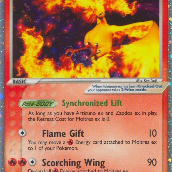 Moltres ex Pokemon Kaart
