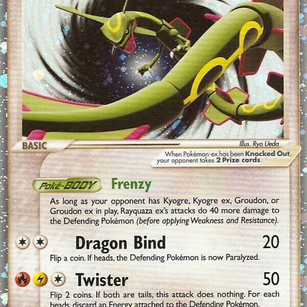 Rayquaza ex Pokemon Kaart