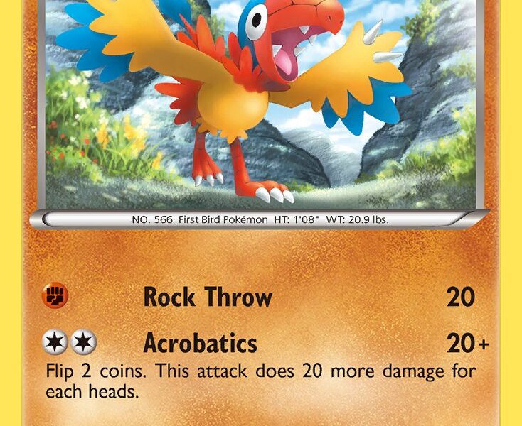 Archen Pokemon Kaart