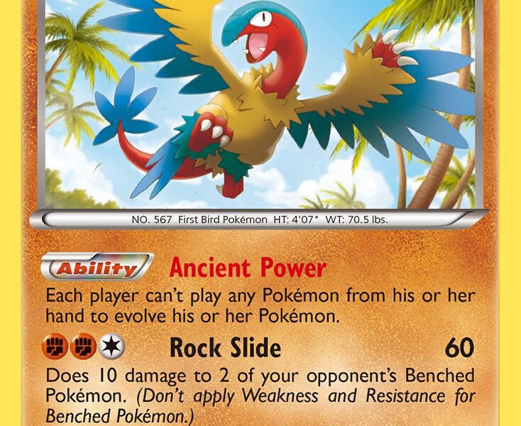 Archeops Pokemon Kaart