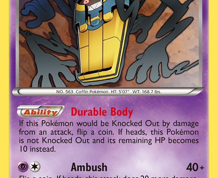 Cofagrigus Pokemon Kaart