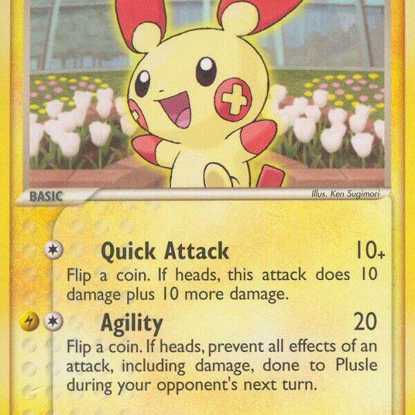 Plusle Pokemon Kaart