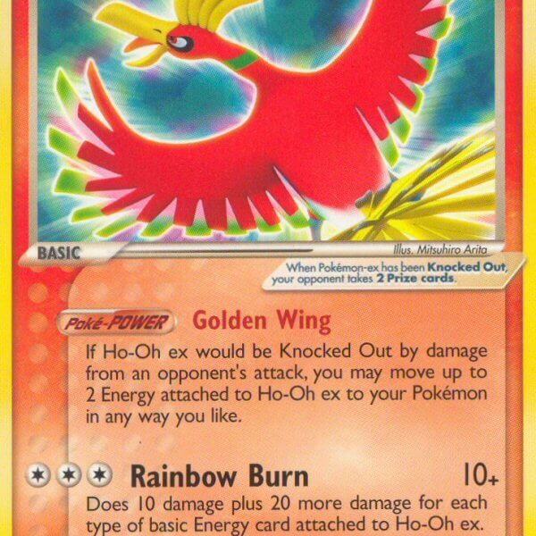 Ho-Oh ex Pokemon Kaart