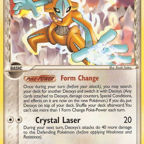 Deoxys Pokemon Kaart
