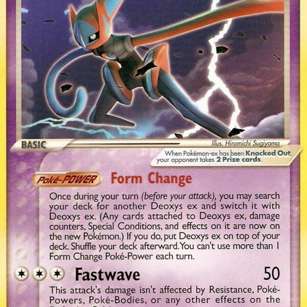 Deoxys ex Pokemon Kaart