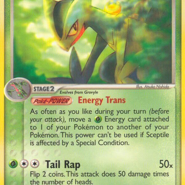 Sceptile Pokemon Kaart