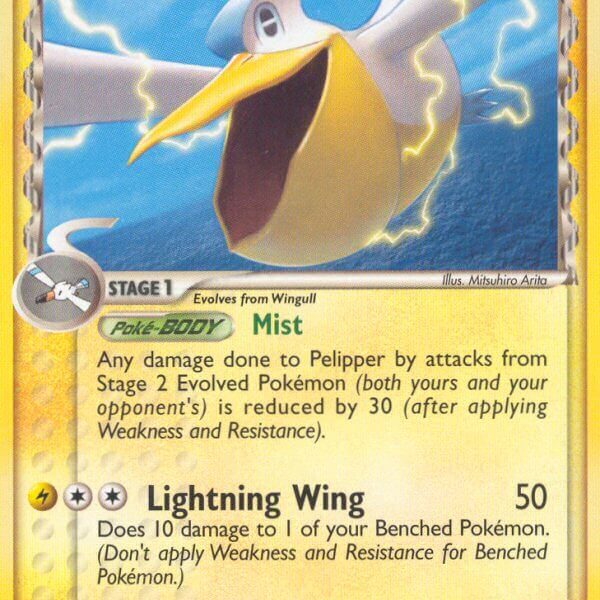 Pelipper Pokemon Kaart