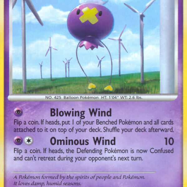 Drifloon Pokemon Kaart