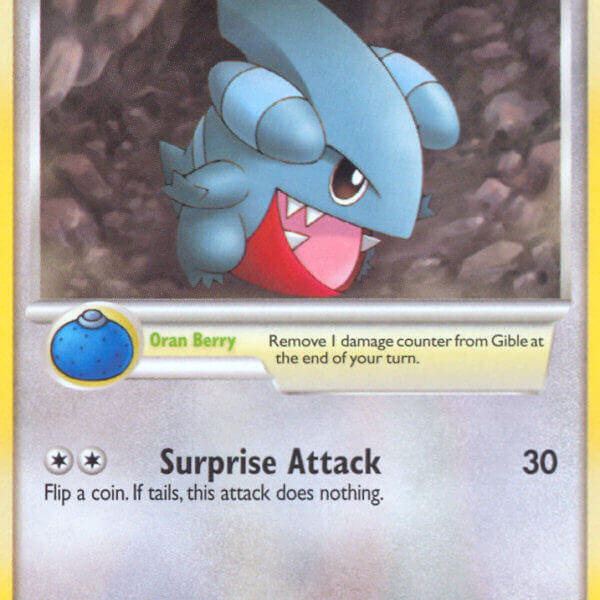 Gible Pokemon Kaart
