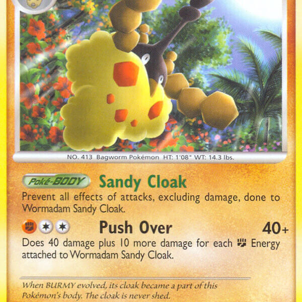 Wormadam Sandy Cloak Pokemon Kaart