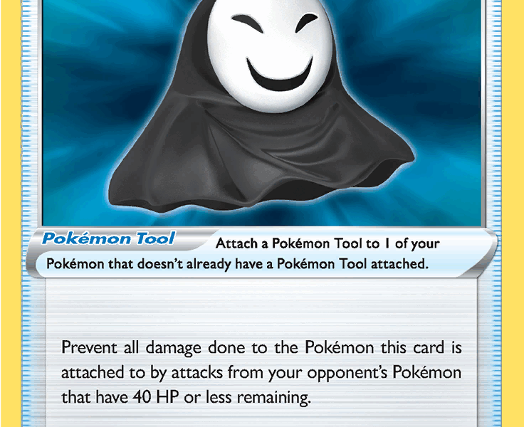 Panic Mask Pokemon Kaart
