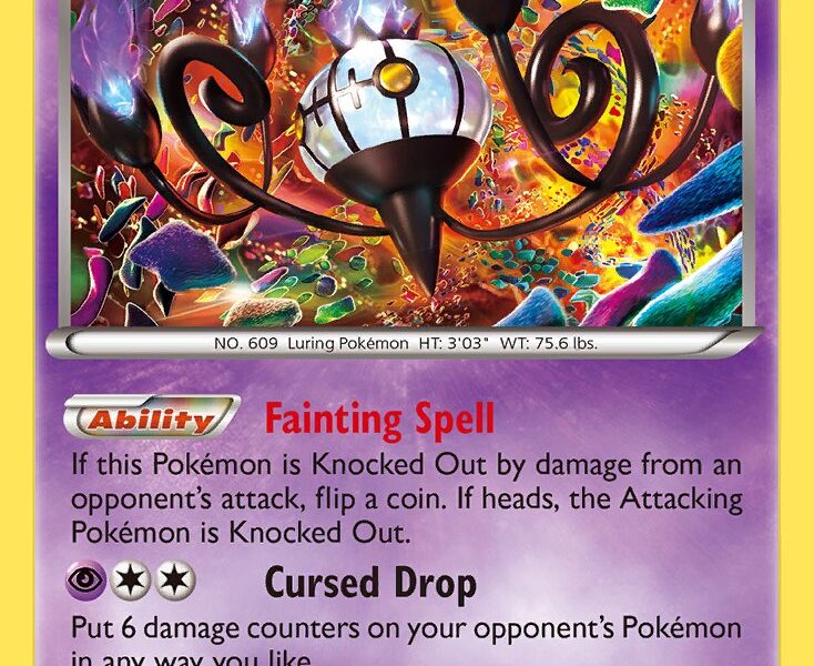 Chandelure Pokemon Kaart