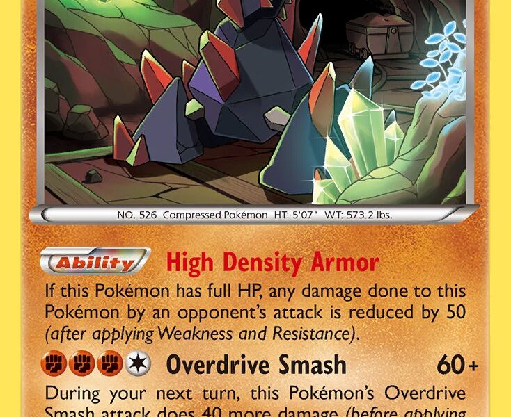 Gigalith Pokemon Kaart