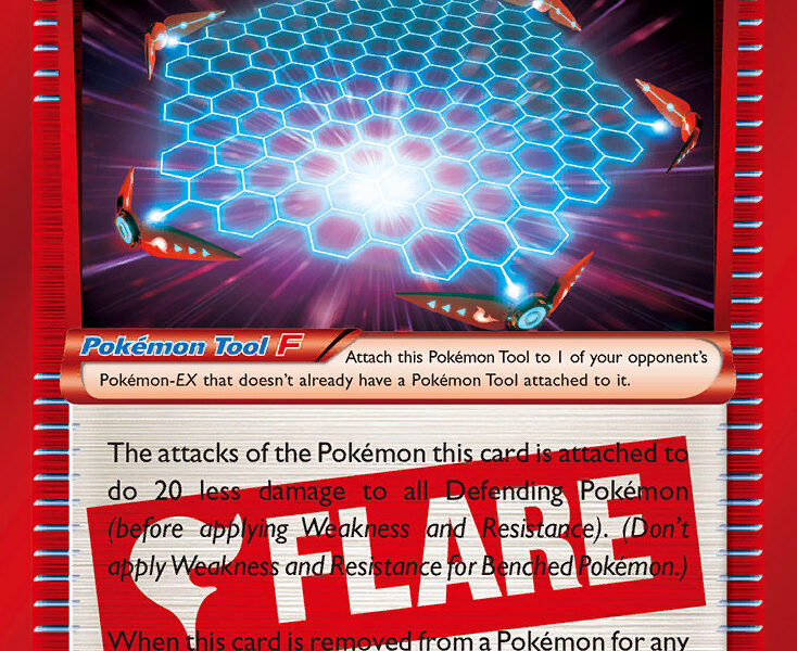 Jamming Net Team Flare Hyper Gear Pokemon Kaart