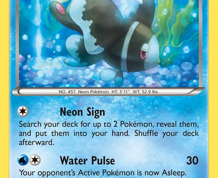 Lumineon Pokemon Kaart