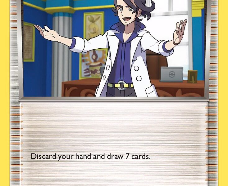 Professor Sycamore Pokemon Kaart