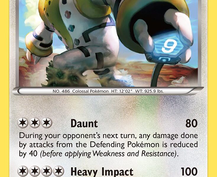 Regigigas Pokemon Kaart