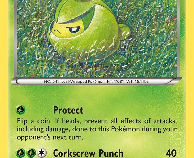 Swadloon Pokemon Kaart