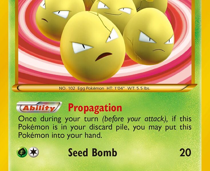 Exeggcute Pokemon Kaart