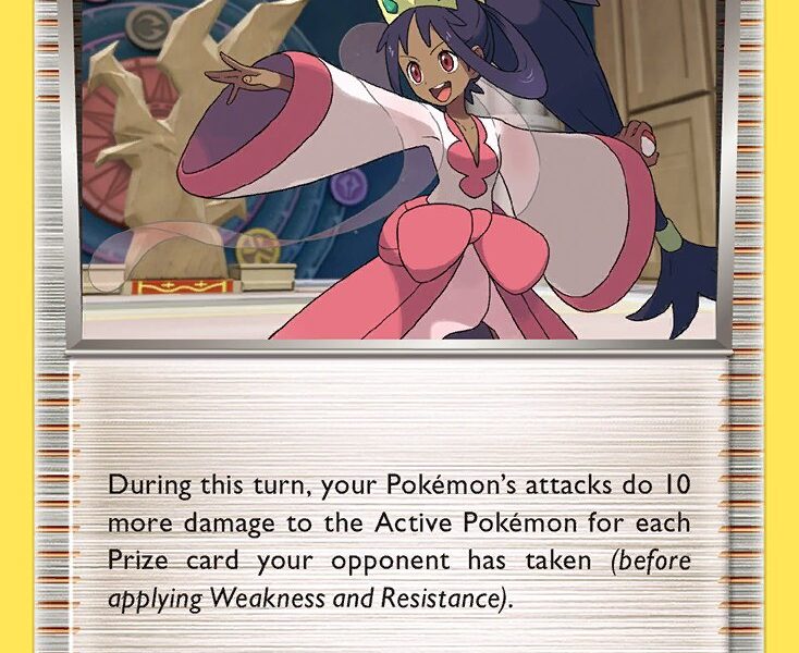 Iris Pokemon Kaart