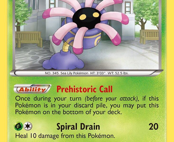 Lileep Pokemon Kaart