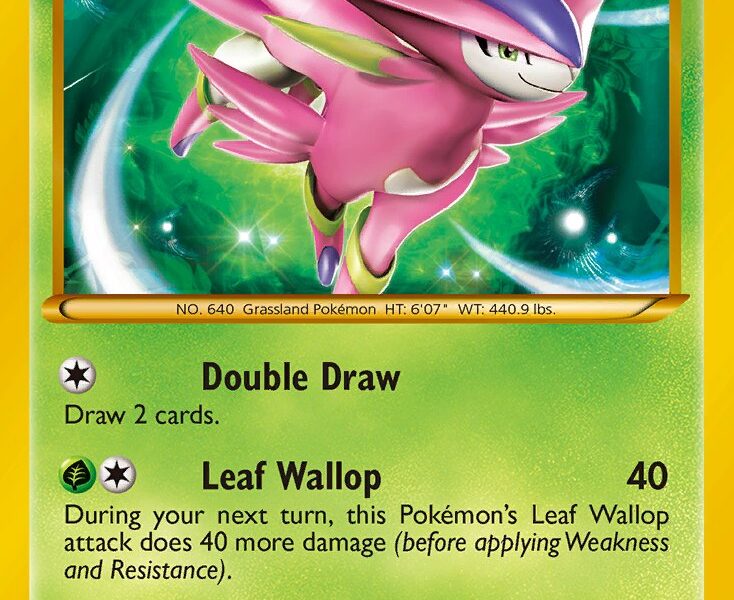 Virizion Pokemon Kaart