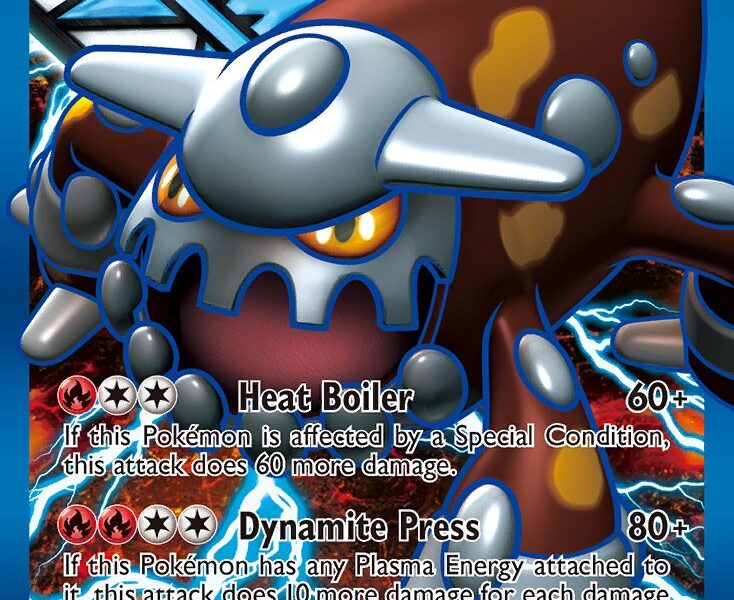 Heatran-EX Pokemon Kaart